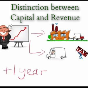 Distinction between Capital and Revenue
